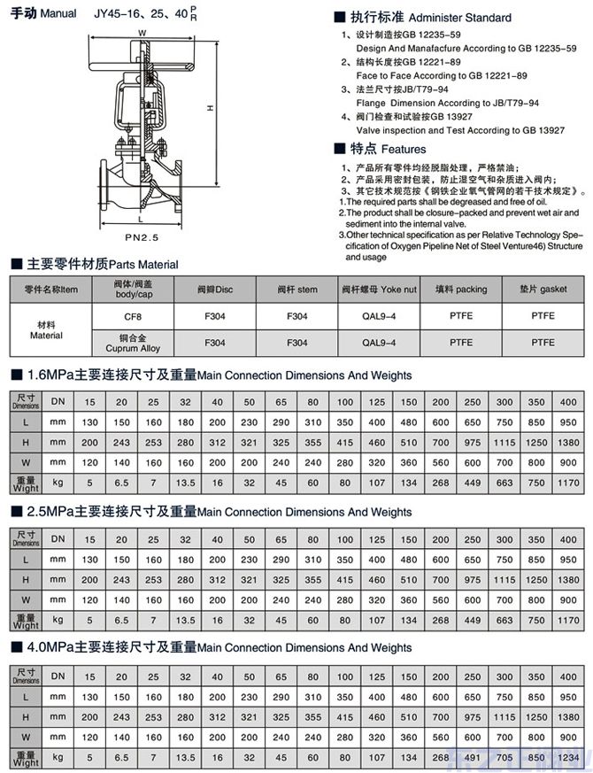 氧氣截止閥結構圖